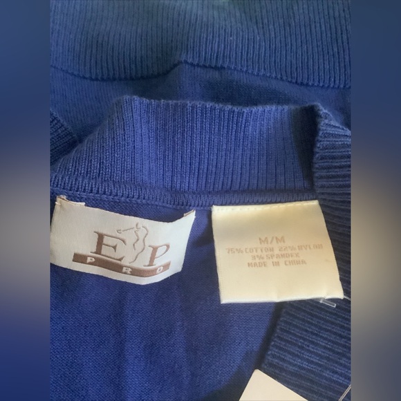 Pebble Beach Golf Cardigan links Sweater Button Down, size  Medium, V neck, - Picture 10 of 12